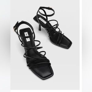 Stradivarius strappy heels. Worn 1x